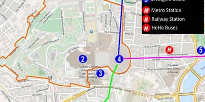 Влезот во музејот Ватикан мапа